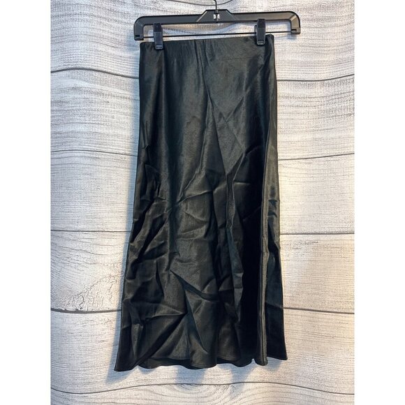 Babaton Black Slip Maxi Skirt Size 0 - Picture 1 of 4